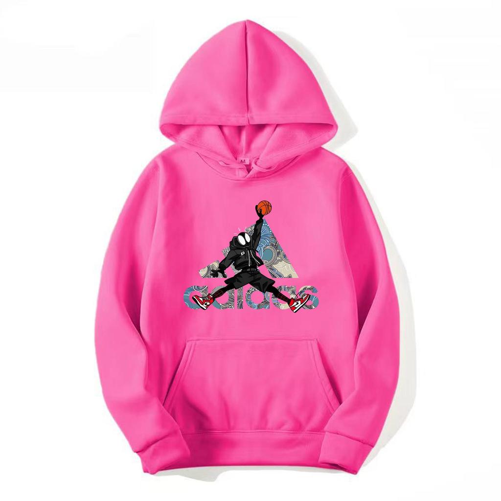 Unisex Spring/Autumn AD Logo Hooded Sweatshirt Fashion Sport Casual Top