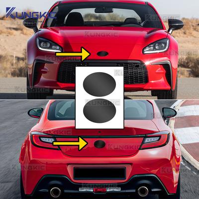 For Toyota GR86 -2025 Car Front On Emblem Pre Cut Dark Smoked TPU PPF Protection Film Anti-scratch Exterior Accessories