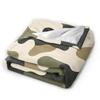Super Warm Blanket Kids Camping Green And Brown Camo  Bedding Throws  Flannel Bedspread For Home Decor Graphic Sofa Bed Cover