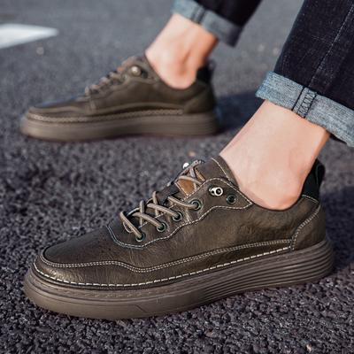 Fashion New Shoes for Men Comfortable Flat Men's Casual Shoes Outdoor Wild Men's Sneakers High End Fashion One Pedal Dress Shoes Male