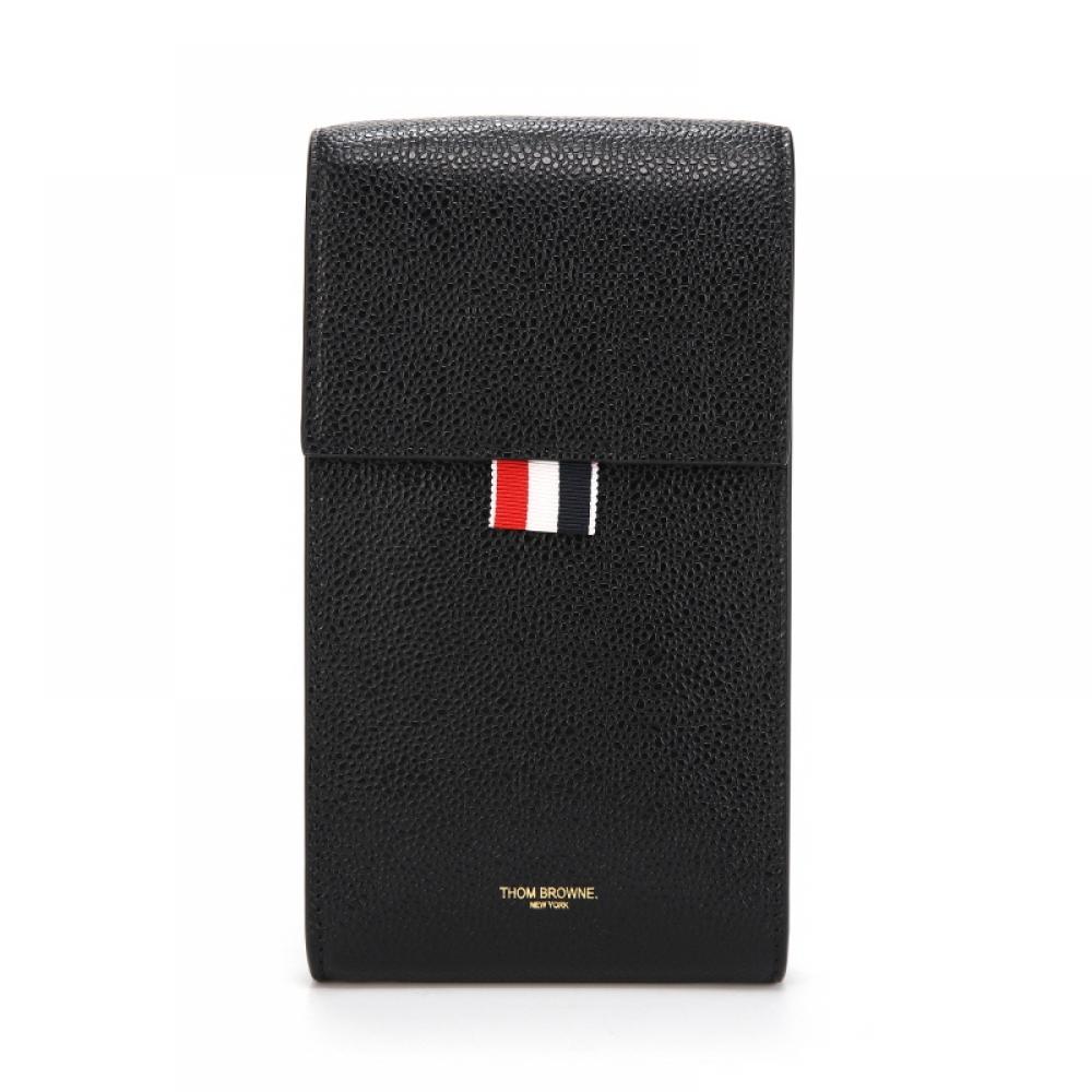 Tom Brown Mac113a 00198 001 Pebble Grain Three Line Tab Phone Holder Cross Bag