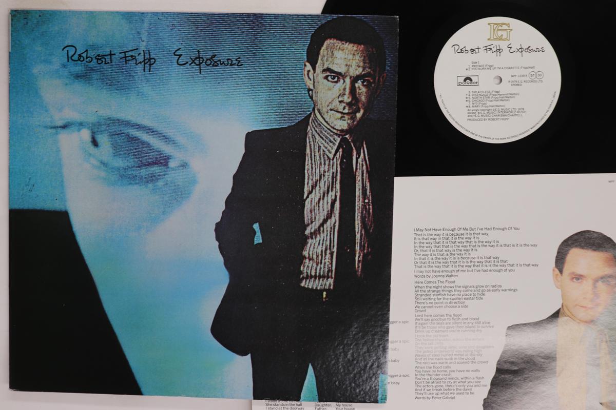 

LP Record ROBERT FRIPP Exprosure MPF1239 EG 1979 Japan Rock Used