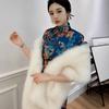 Long Plush Faux Fur Wrap Faux Fox Fur Faux Fur Cape Fashion Faux Fur Jackets  Women