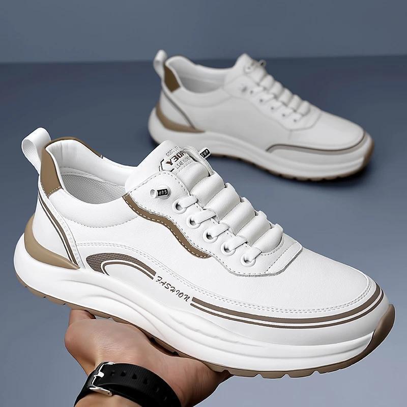 Vīriešu Lielizmēra Biezās Zoles Ādas Sporta