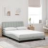 VidaXL Bed Frames with Headboard, Upholstered Bed, Slatted Bed Base, Double Bed, Adult Bedroom Bed 3207837