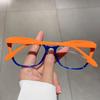 Vintage Anti Blue Light Optical Cat Eye Glasses Women Lady Luxury Brand Designer Myopia Prescription Eyewear Frame Double Color