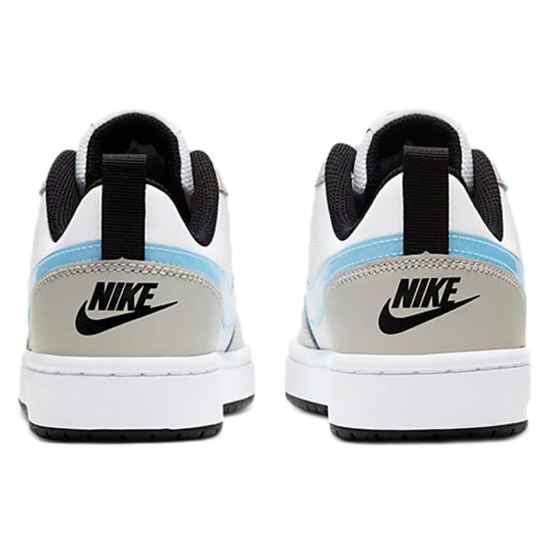 Nike Court Borough Low 2 'Blue Brown White' GS Sneakers CW1624-100