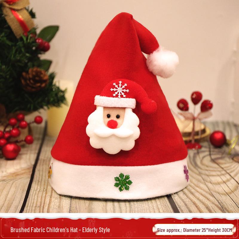Santa Claus Hat for Kids & Adults - Festive Christmas Headwear & Decoration