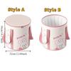 Insulation Foot Bath Bucket Thickened Foldable Tub Cartoon Foot Soaking Bucket  Outdoor Camping