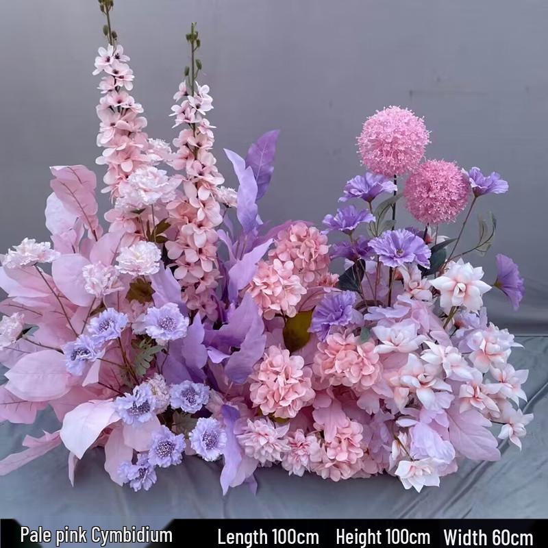 Decorazioni Matrimoniali Fila Floreale Rosa: Fiori Artificiali per Sale Matrimoniali, Fidanzamenti e Banchetti