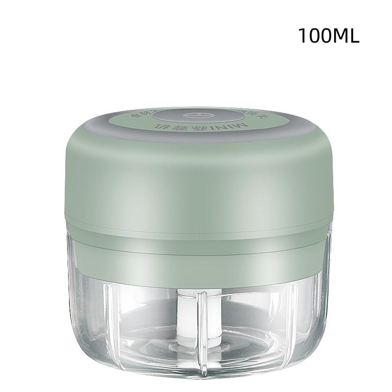 100/250mL Mini Electric Garlic Chopper USB Charging Ginger Masher Machine Sturdy Durable Chili Vegetable Crusher Kitchen Tool