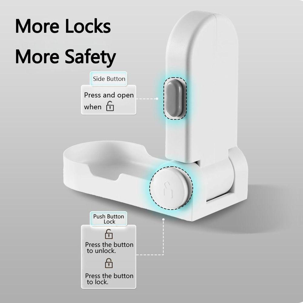 No Tools Required Child Proof Door Lock Door Knob Safety Lock Toddlers Safety