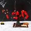 Sushi dishes sashimi platter plate decoration flowers mood plate decoration small ornaments creative embellishment flowers