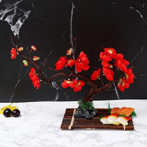 Sushi dishes sashimi platter plate decoration flowers mood plate decoration small ornaments creative embellishment flowers