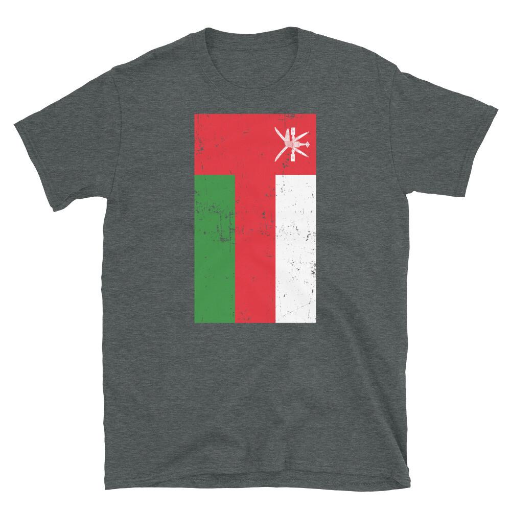 

Sultanate of Oman Muscat Distressed Flag Short-Sleeve Unisex T-Shirt M