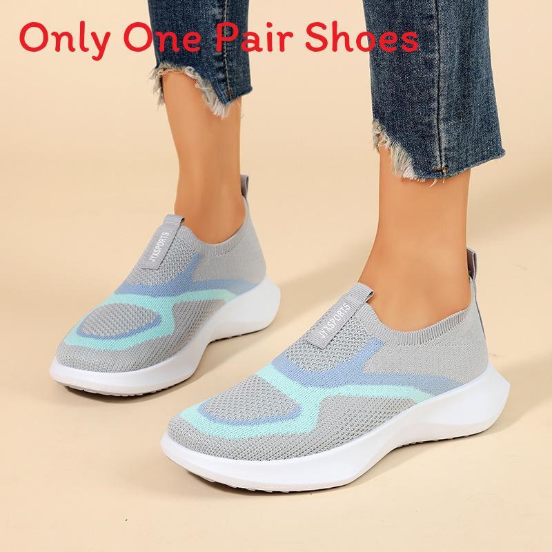 Womens Breathable Slipon Canvas Shoes With Colorful Patchwork For Casual Summer Wear