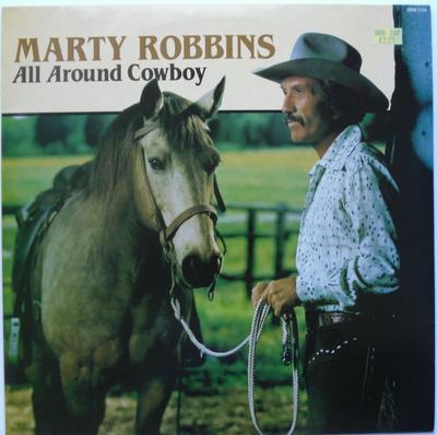 LP Record MARTY ROBBINS - All Around Cowboy SHM3174 Hallmark Record 1979 UK Folk Used