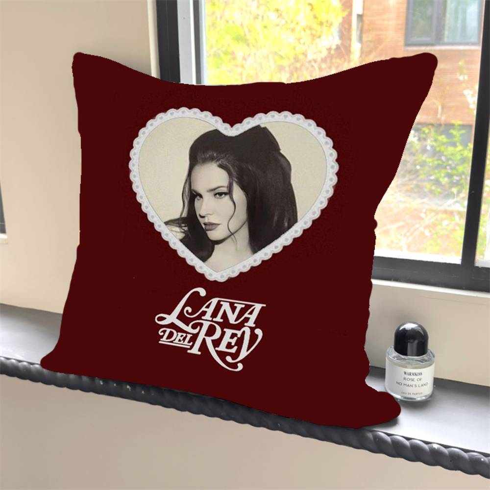 1PC Girl Singer Lana Del Rey Pillow Case Square  Bedroom Sofa Leisure Comfort Cushion Car Home Decoration