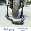 New Model Heavy Duty Motorcycle Front & Rear Wheel Paddock Stand with Free Shipping