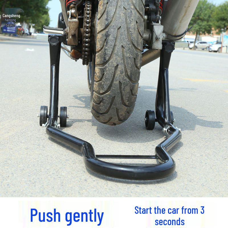 New Model Heavy Duty Motorcycle Front & Rear Wheel Paddock Stand with Free Shipping