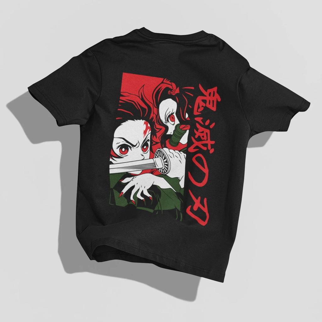 Anime Demon Slayer Character Graphic TShirt 100Cotton Oversized unisex Shirt Unisex Short Sleeve ONeck New Y2k Selling Popular