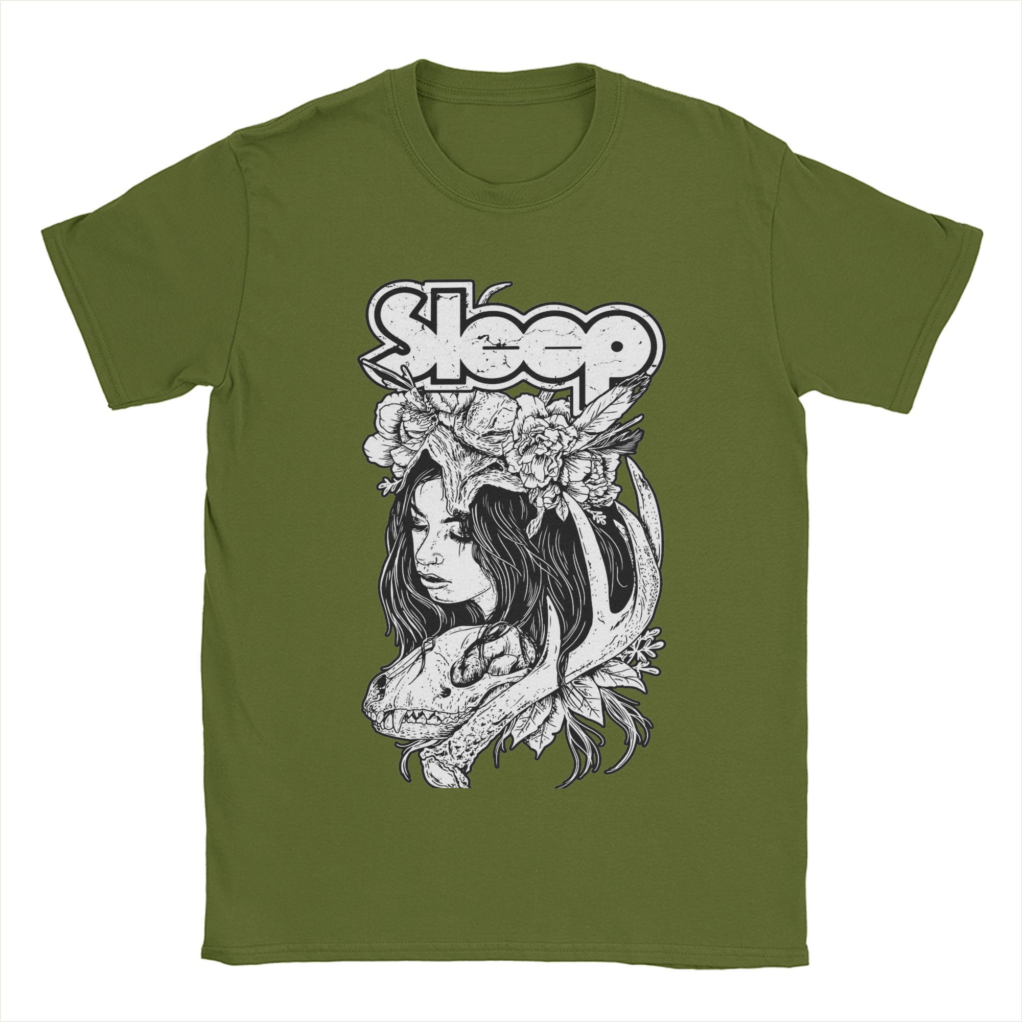 

Футболка с надписью Sleep Band Music для мужчин и женщин, топы из чистого хлопка, забавная футболка с коротким рукавом и круглым вырезом, футболка с принтом XL