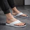 Fashion Men Genuine Leather Slippers Summer New Arrival Man Flip Flops Fashion Pinch Feet High Quality Male Beach Shoes Outdoor Footwear