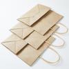 Custom Printed Kraft Paper Bags for Clothing & Milk Tea Takeaway - Multiple Sizes Available
