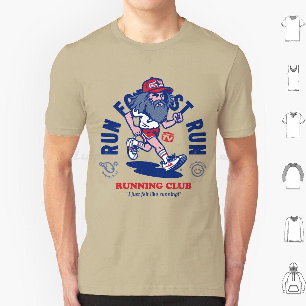 Running Club T Shirt 6xl Cotton Cool Tee Run Running Club Forrest Movie Lover Sports Fan Marathon Walk Walking Runner Wander S