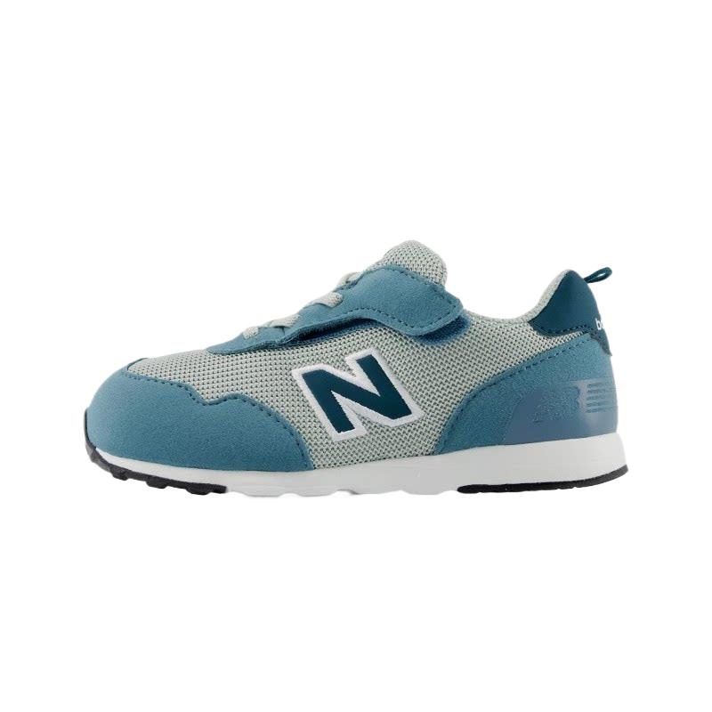 

New Balance 515 Synthetic Leather Fabric Velcro Color Block Eye-Catching Breathable Mid-Top Walker Shoes Baby sneaker I5159ZZ 23.5