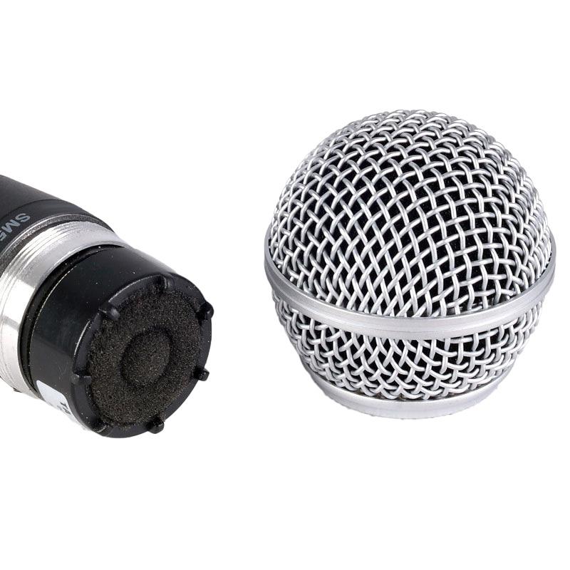 Microphone Replacement Head Steel For Sm58 Q7 Mesh Handheld Microphone Grill Mesh Head Fits Shure Beta 58A