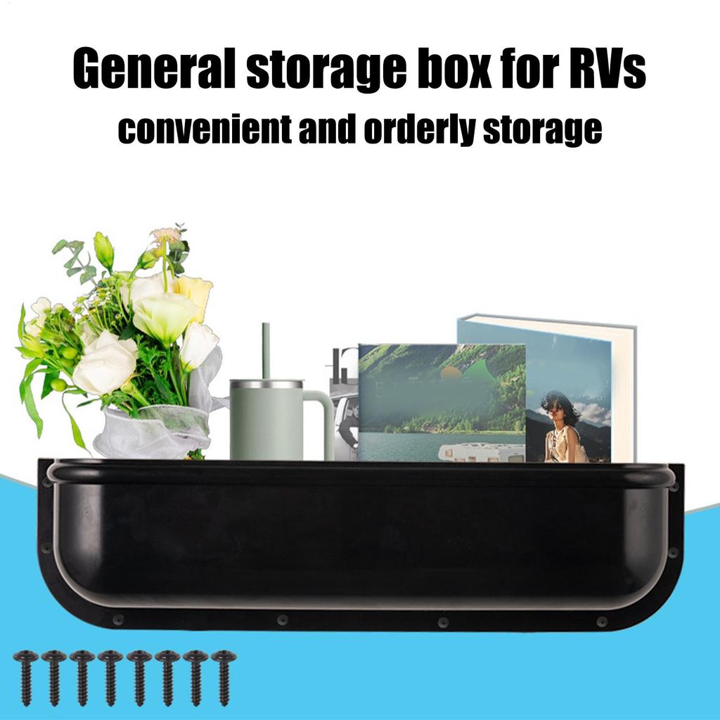 RV Door Storage Caravan Trailer Door Organizer Box Waterproof Car Accessories Large Capacity Holder Rack for Vehicle Drinks Tool