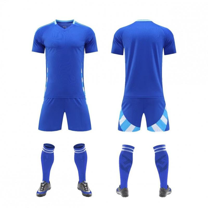 Custom Printed Soccer Training Jersey Set Men Women Kids Sportswear Football Club Team Uniform
