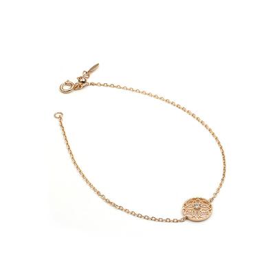 Light Luxury Niche Design Bracelet for Women, White Zirconium Silver S925 Temperament Bracelet