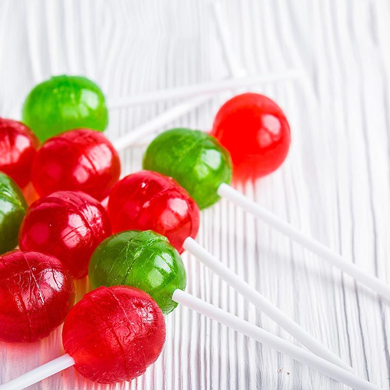 100 Pezzi Bastoncini di Plastica per Lecca-lecca Anima Vuota Bianchi Per Feste Ristorazione Cioccolato Caramelle Zucchero Bastoncini per Lecca-lecca Bastoncino per Cake Pop