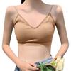 Women's Camisole With Bottom And Chest Pad, Sexy Oversized Underwear With Chest Pad