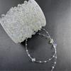 Plastic Resin Pearls String 60M Long Artificial Pearls Bead Strand For Handmade Craft Jewelry Making Wedding Bouquets