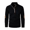 Men's Stand Collar 1/4 Zip Pullover | Casual Fit, Easy- Design Soft Cotton Blend, Breathable | Versatile For Daily, Commute & Leisure