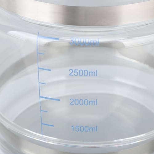 4L Distilled Water Container, Replacement Glass Collection Bottle Water Container, 4L Large Capacity Water Tank, for Countertop Brewing Home Distiller