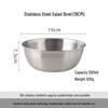 304 Stainless Steel Round Draining Basket & Salad Bowl