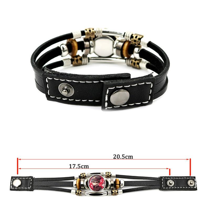 Trendy Vintage Punk Hanako-kun Anime Bracelet Multi-layer Glass Beaded Jewelry