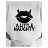 European sizes Little Devil, Stylish Men'S T-Shirt with Sexy Lips And Double-Sided Print Design