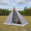 Trekking Tent Gray and Orange 2 Person