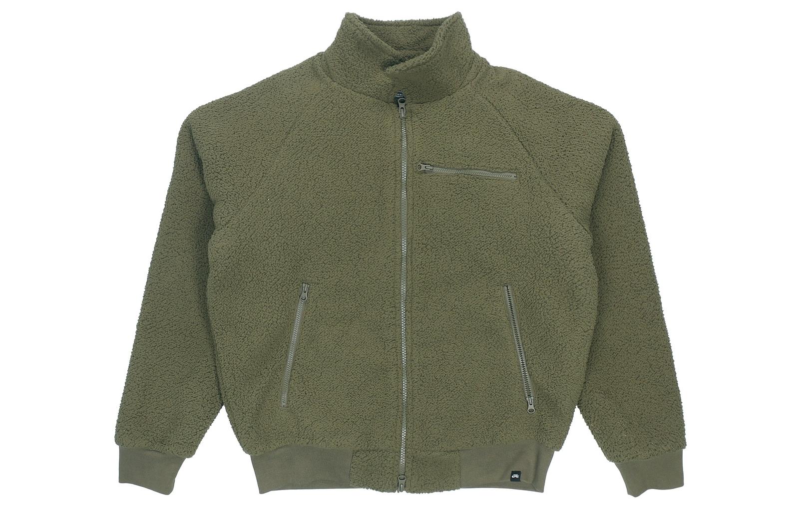 Nike Sherpa Fleece Zip-Up Skateboard Jacket DM0873-222 S