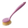Multi-Functional Soft Bristle Wooden Handle Pot Brush - Durable, Long-Handled Kitchen Cleaning Tool