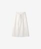 Basica Strap Banding Long Skirt (White)