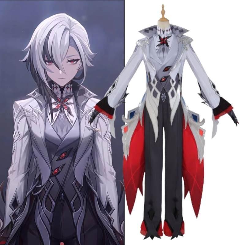 Impact Arlecchino Genshin Cosplay Costume Game Cartoon Virtual Character Party