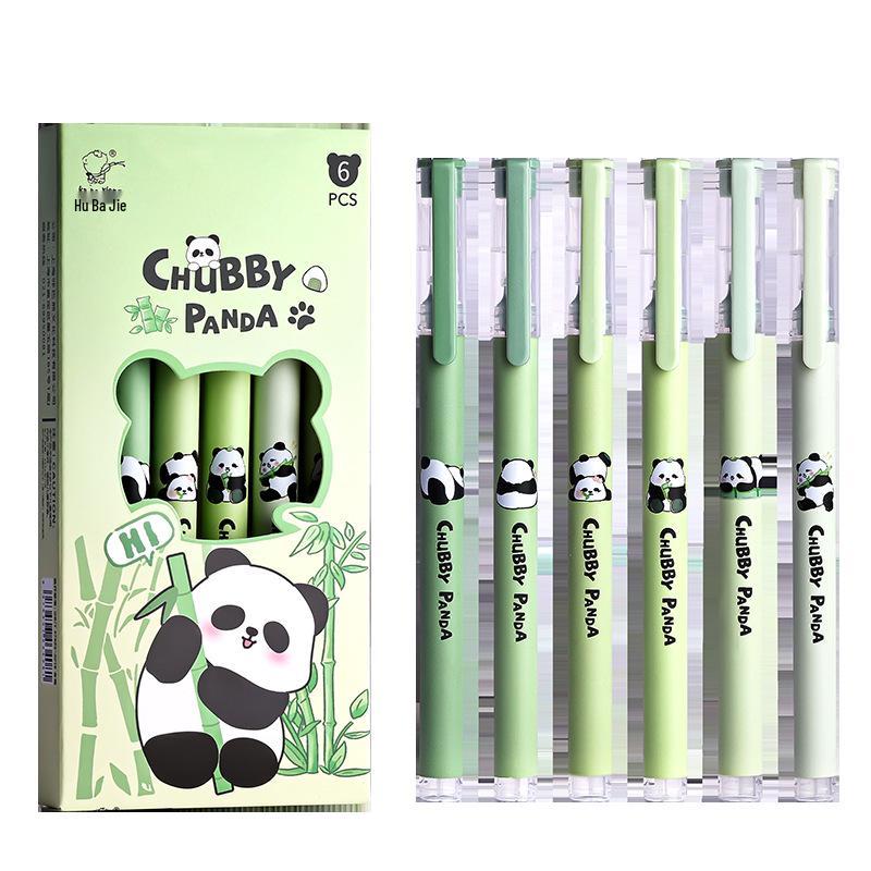 Kaba Bear Quick-Dry Cute Cartoon Black Pen for Exams and Smooth Writing