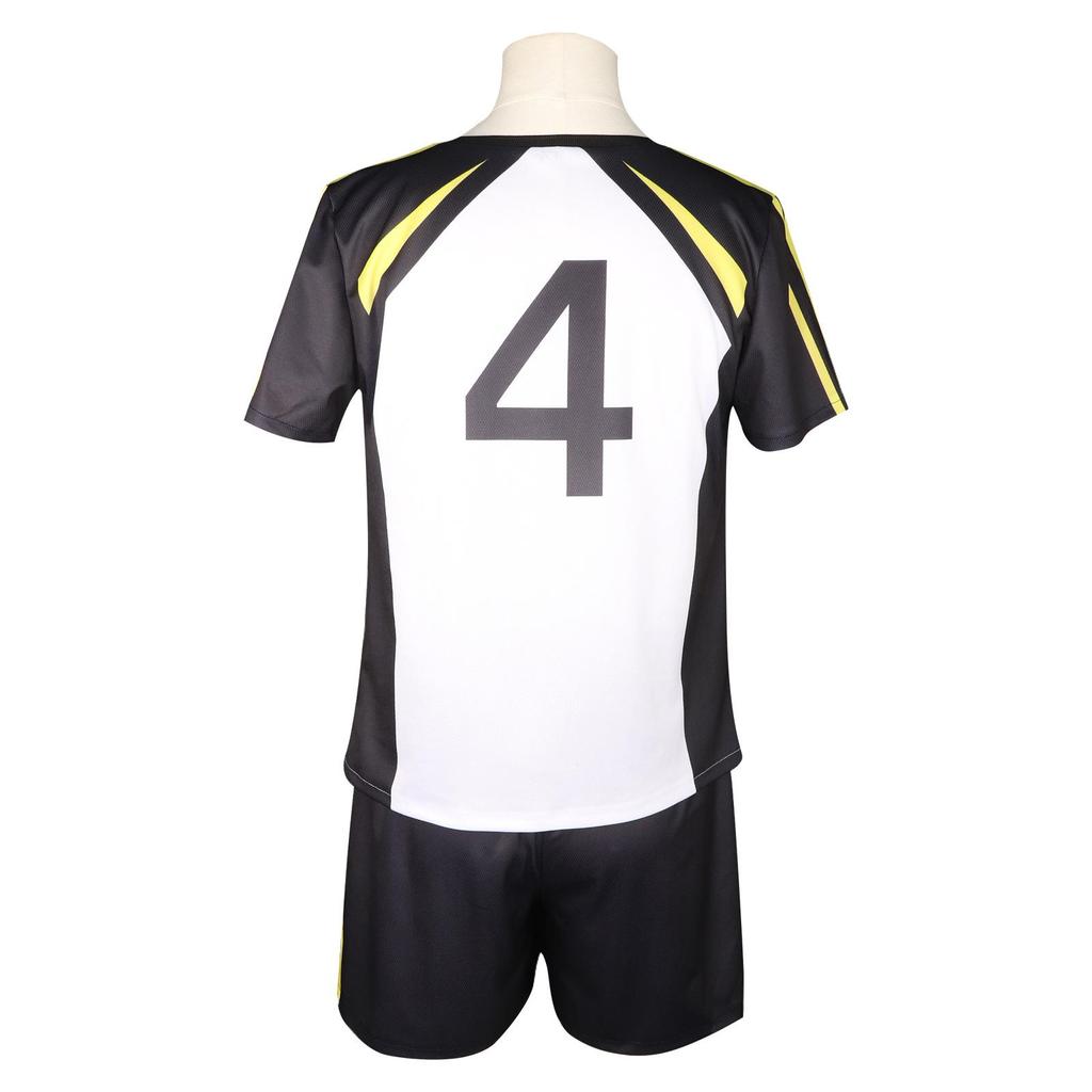 Haikyuu!! Keiji Akaashi & Kotaro Bokuto Men's Campus Sports Cosplay Costume – Short Sleeve Set