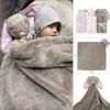 Crystal Fleece Baby Blanket Newborn Swaddle Wrap Infant Crib Stroller Cover Toddler Nursery Bedding